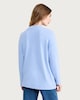 image 3 of F&F Textured Long Sleeved Jumper in Blue