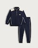 image 4 of F&F Boys 2-Piece Cotton Rich Half Zip Sweatshirt and Joggers Set in Navy