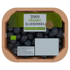 Tesco Organic Blueberries 150G