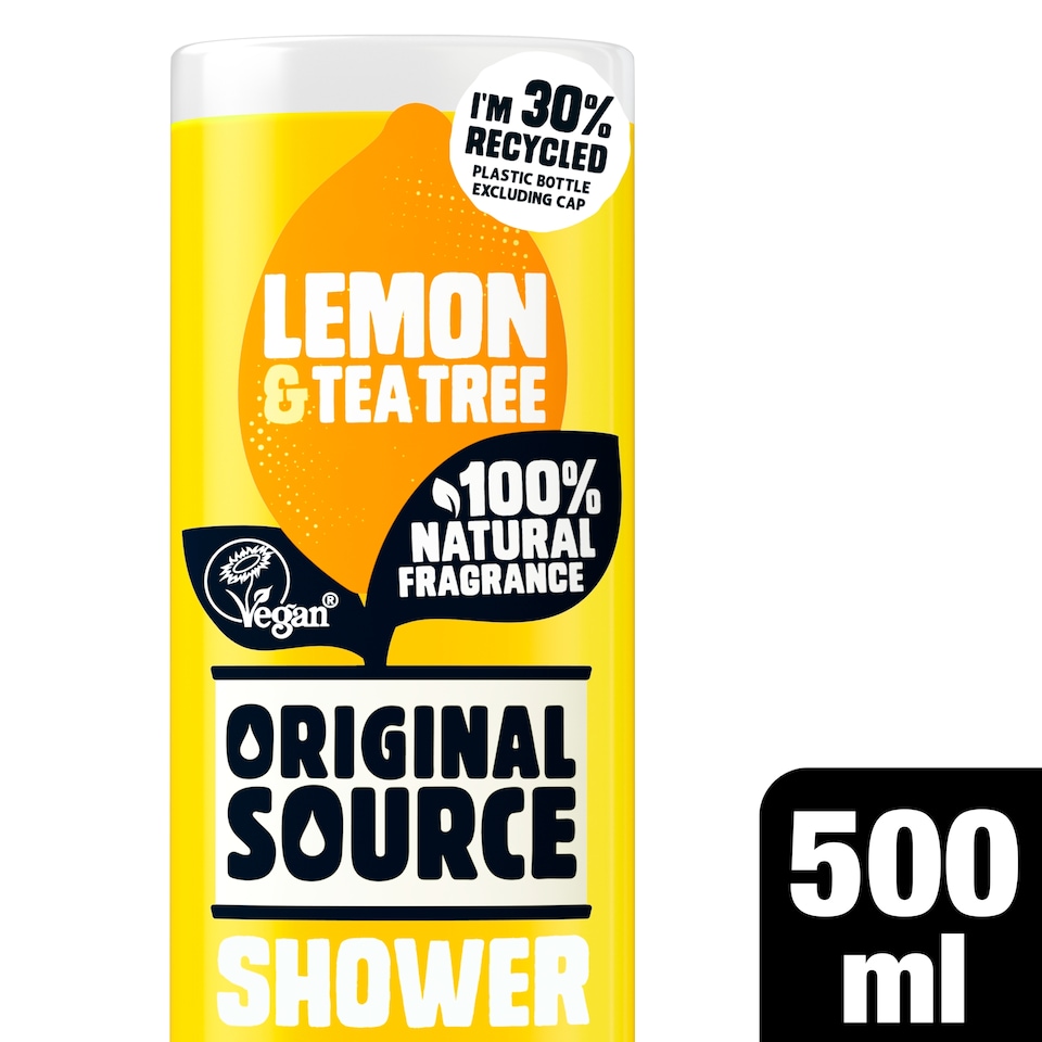image 1 of Original Source Lemon And Tea Tree Shower Gel 500Ml