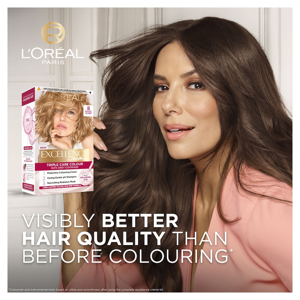 image 1 of L'Oreal Paris Excellence Creme Permanent Hair Dye - 8 Natural Blonde