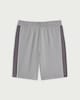 image 4 of F&F Active ULTRAMOVE Boys Side Stripe Shorts in Grey