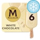 image 1 of Magnum White Chocolate Ice Cream Sticks 6x100ml