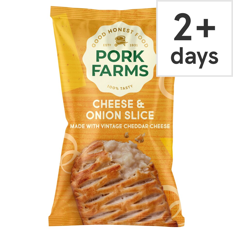 Pork Farms Cheese & Onion Slice 180g