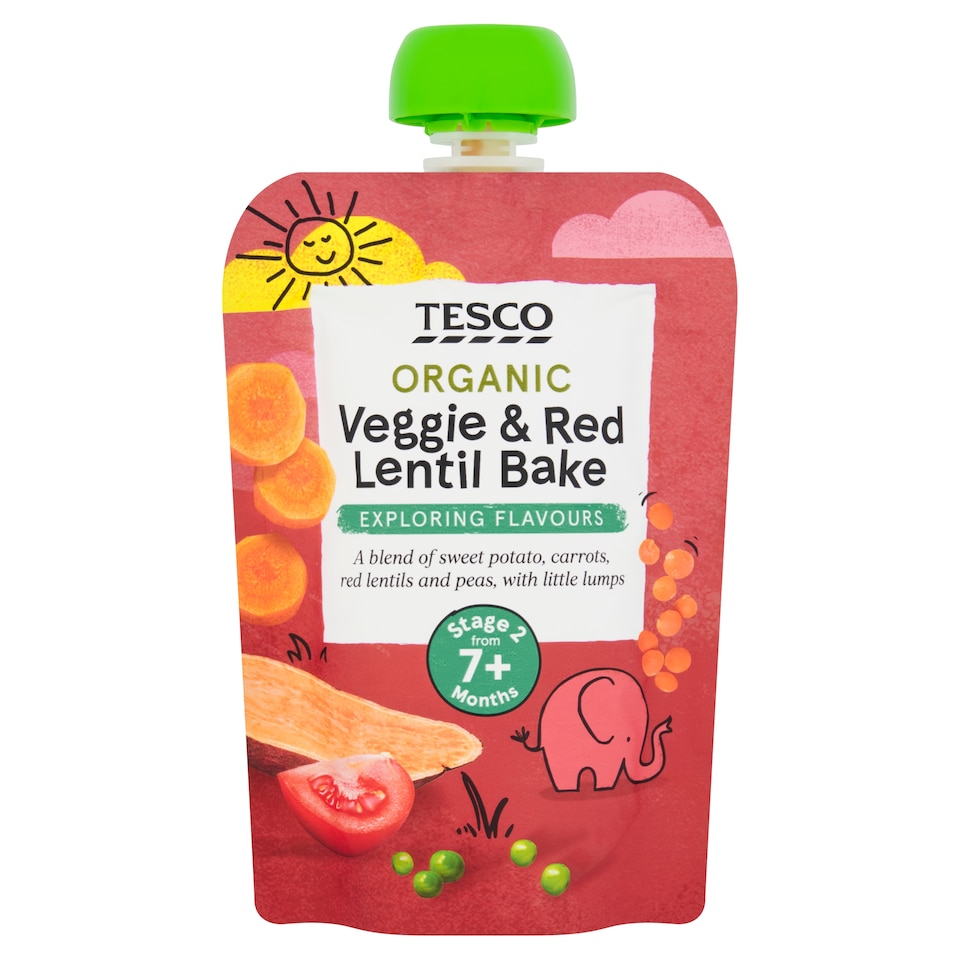 Tesco Veggie & Red Lentil Bake 130G