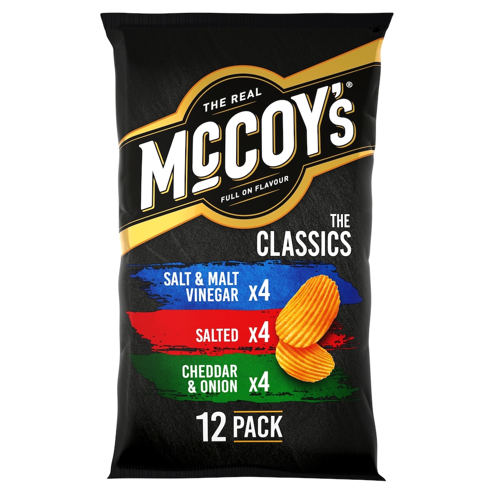 McCoy's Classic Variety Multipack Crisps 12x25g