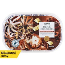 Tesco Triple Chocolate Topped with Chocolate 900 ml