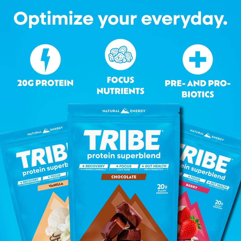 image 1 of TRIBE Protein Superblend Chocolate 500g
