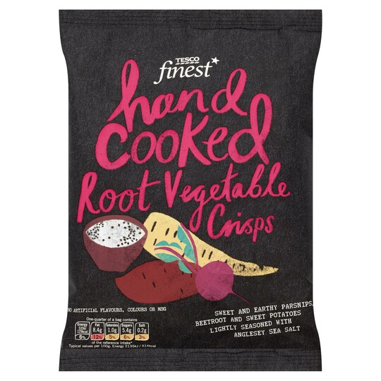 Tesco Finest Root Vegetable Crisps 100G Tesco Groceries
