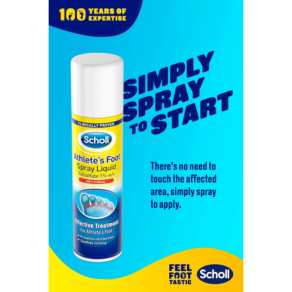 image 1 of Scholl Athletes Foot Spray 150M