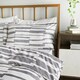 image 5 of Cosmoliving Grey Geo Duvet Set Double