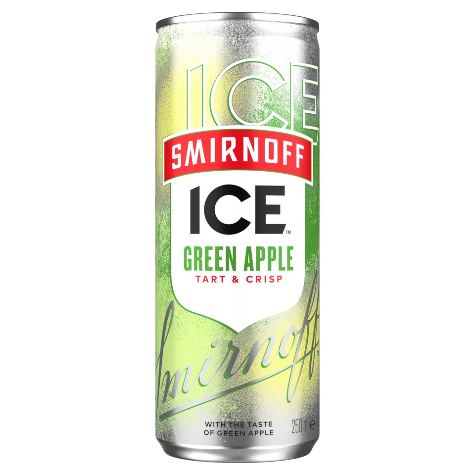 image 1 of Smirnoff Ice Green Apple 250ml 