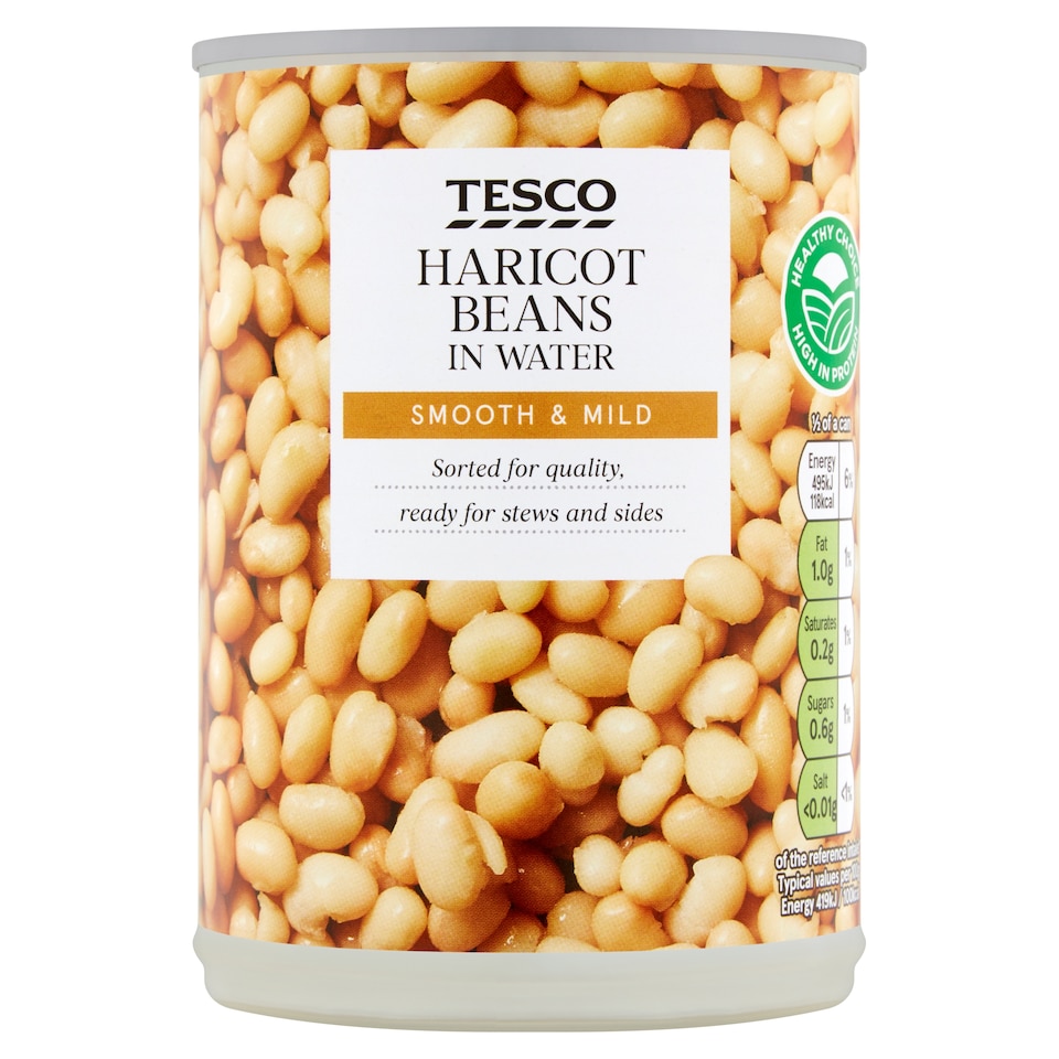 Tesco Haricot Beans In Water 400G