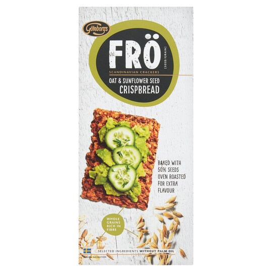 Fro Oat & Sunflower Seed Crisp Bread 200G Tesco Groceries