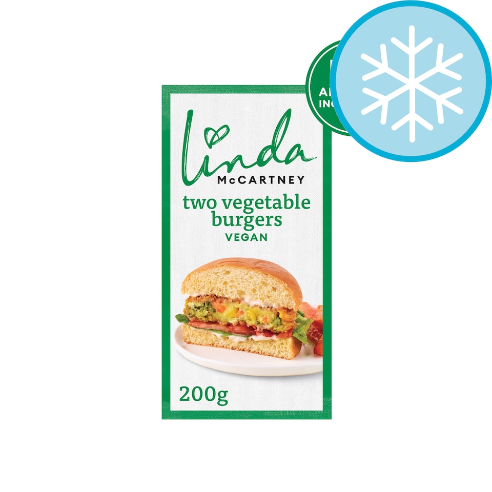 Linda McCartney 2 Vegetable Burger Vegan 200g