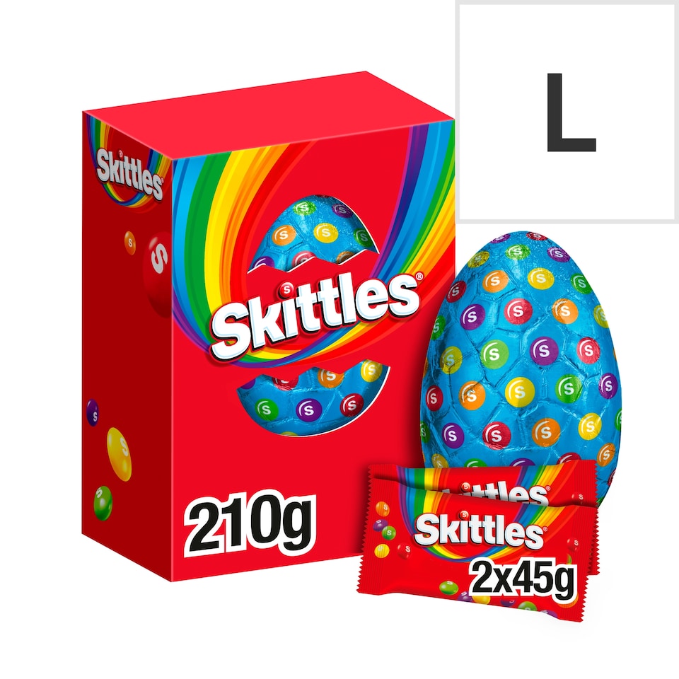 Skittles Milk Chocolate Easter Egg 210g