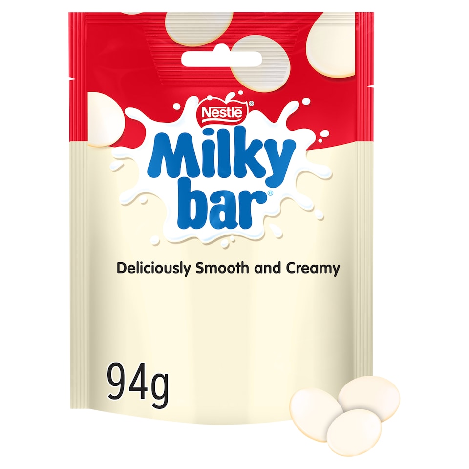 image 1 of Milkybar White Chocolate Giant Buttons Sharing Bag 94g