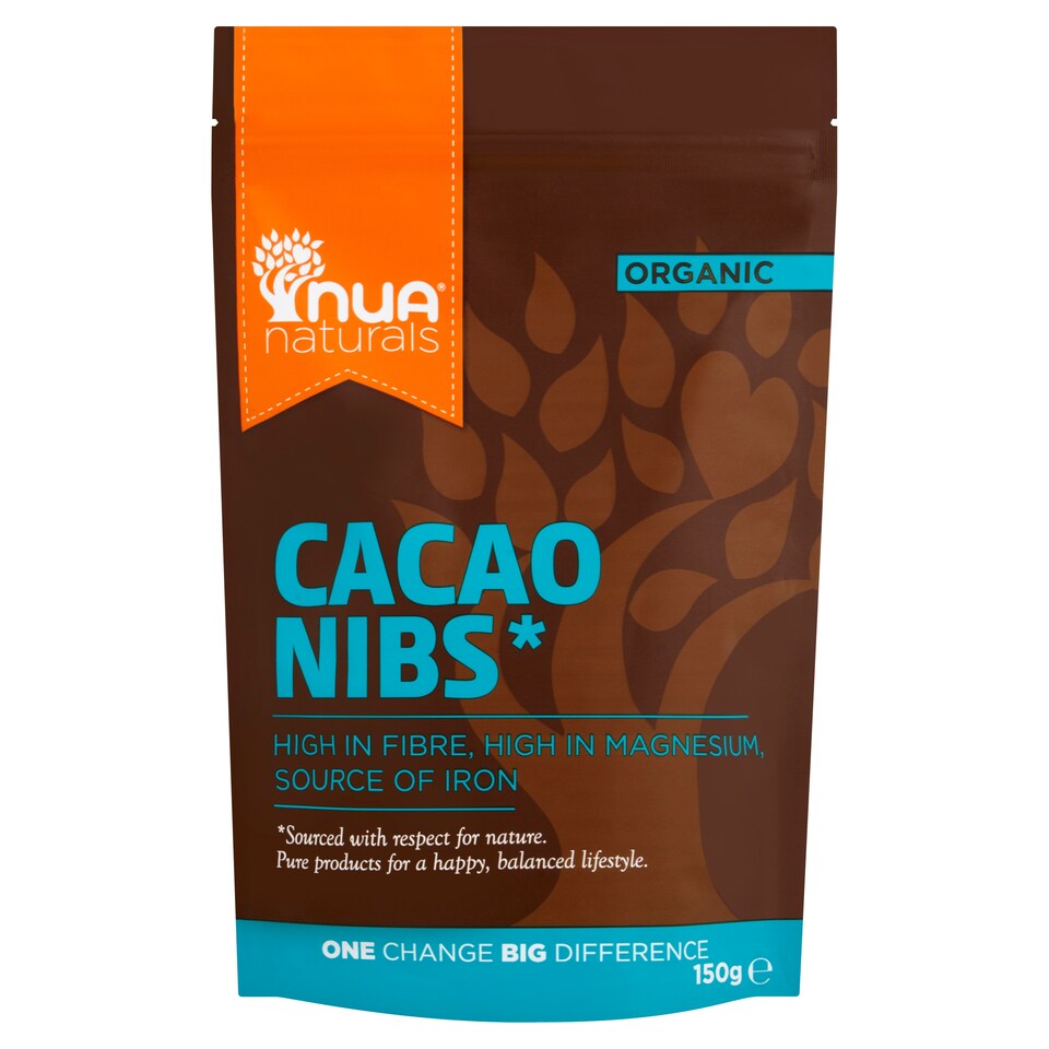 nua naturals organic Cacao nibs 150g