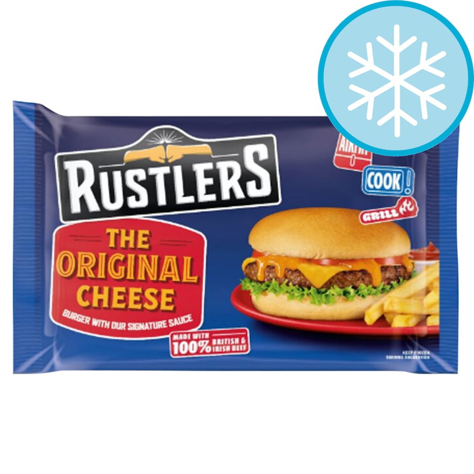 Rustlers The Original Cheese Burger with Our Signature Sauce 174g