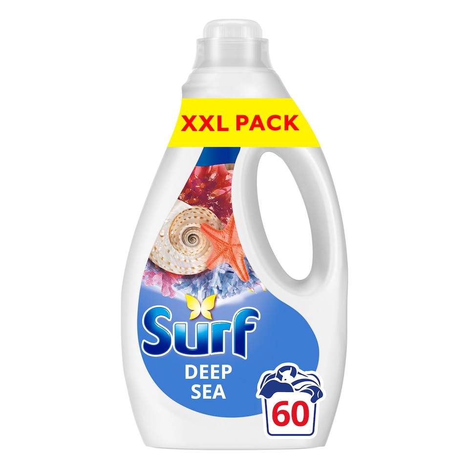 image 1 of Surf Deep Sea Liquid Laundry Detergent 60 Washes 1.62L