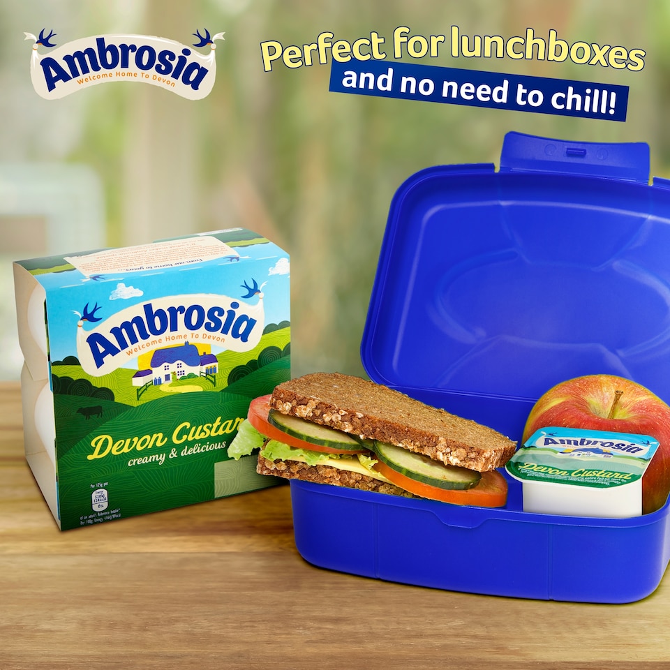 image 1 of Ambrosia Devon Custard Pots 4 x 125g
