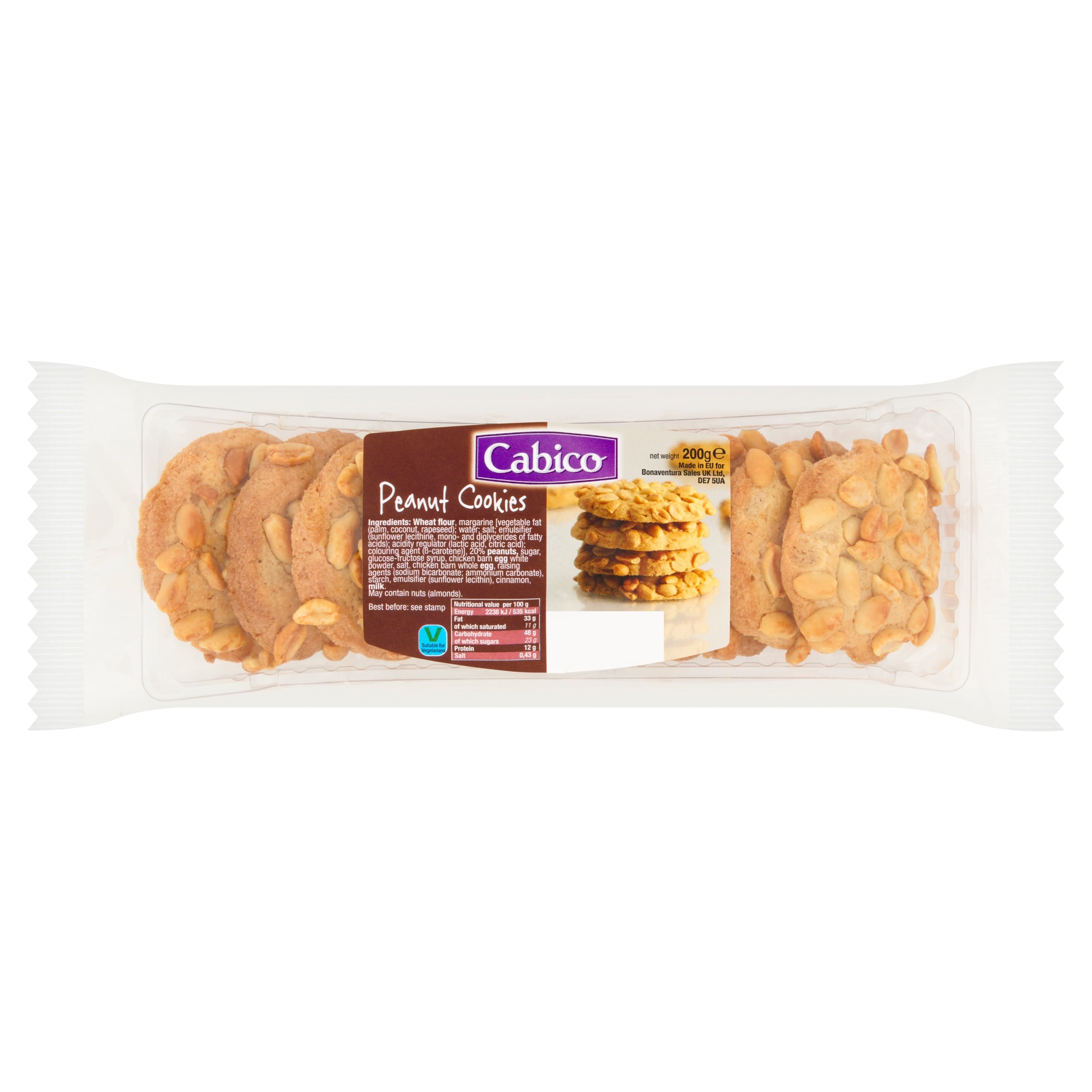 Cabico Peanut Cookies 200g