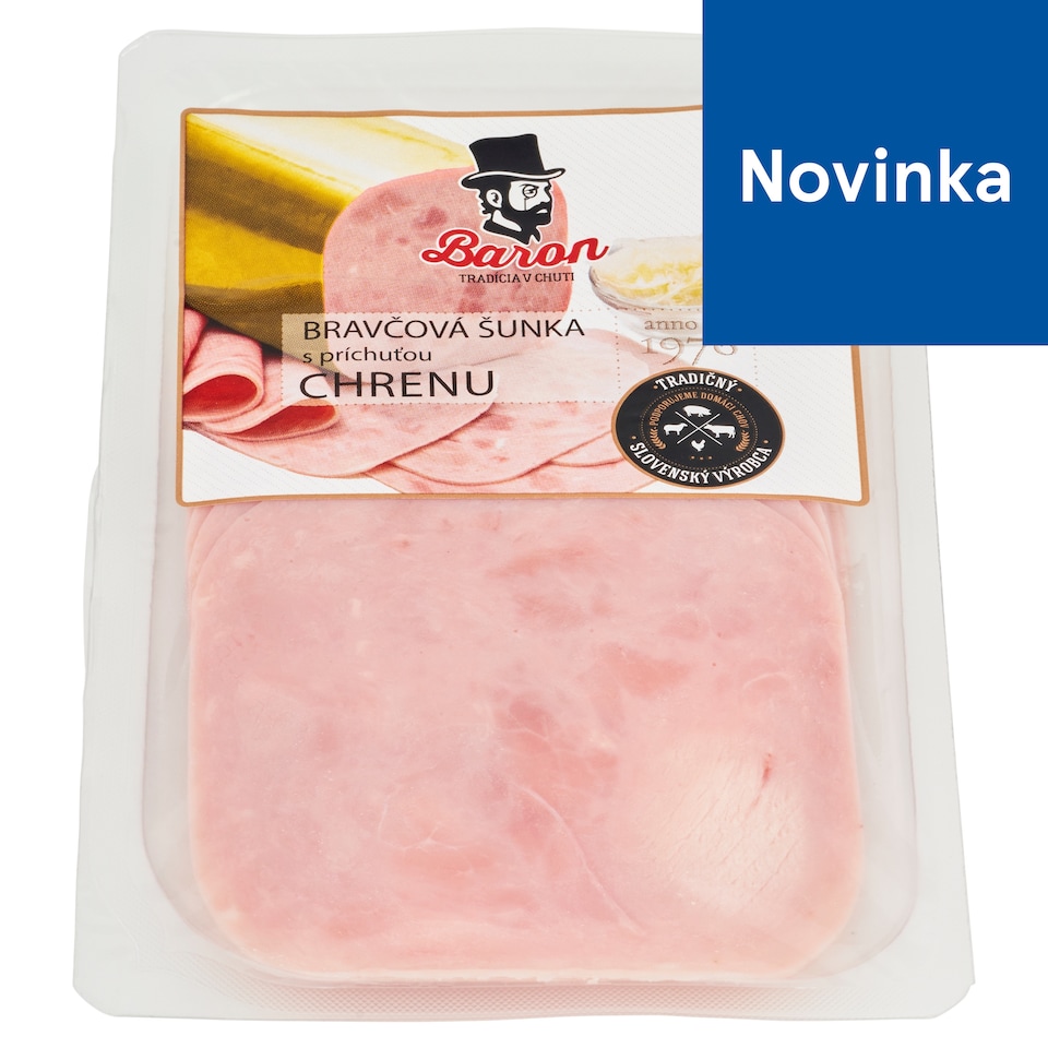 obrázok 1 z Baron Bravčová šunka s príchuťou chrenu 100 g