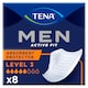 image 1 of TENA Men Absorbent Protector Level 3 Incontinence Pads 8 pack