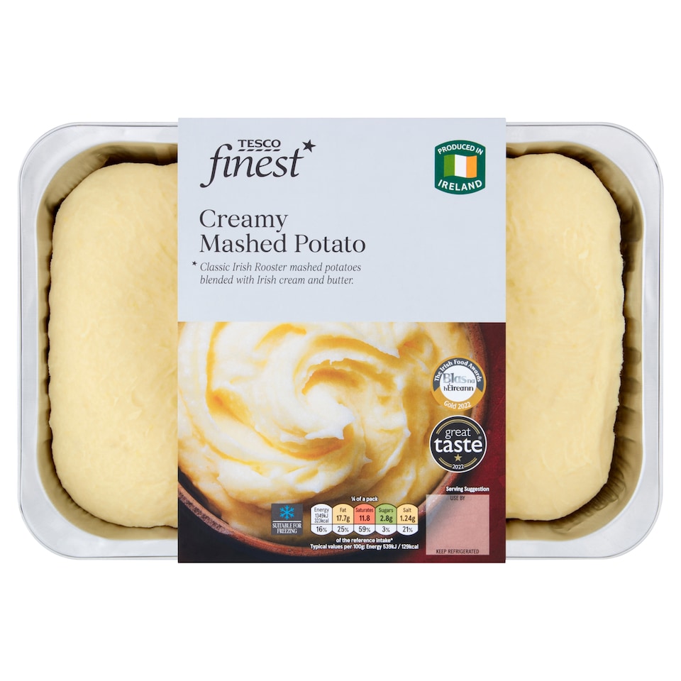 Tesco Finest Creamy Mashed Potato 1Kg
