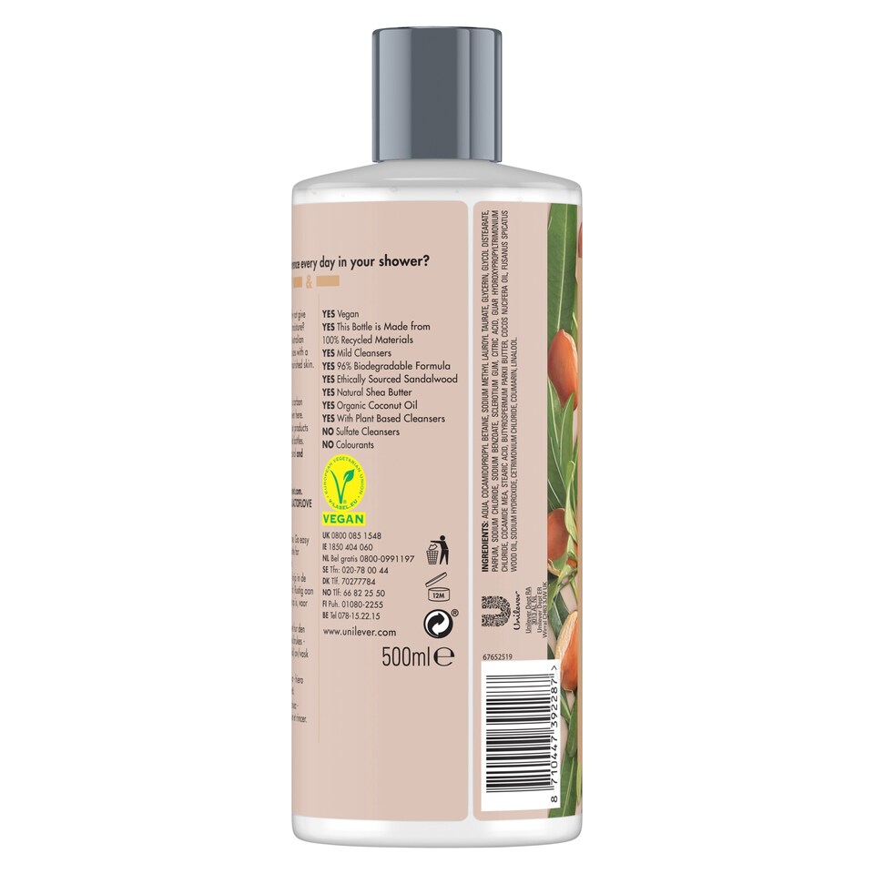 image 1 of Love Beauty And Planet Shea Shower Gel 500Ml