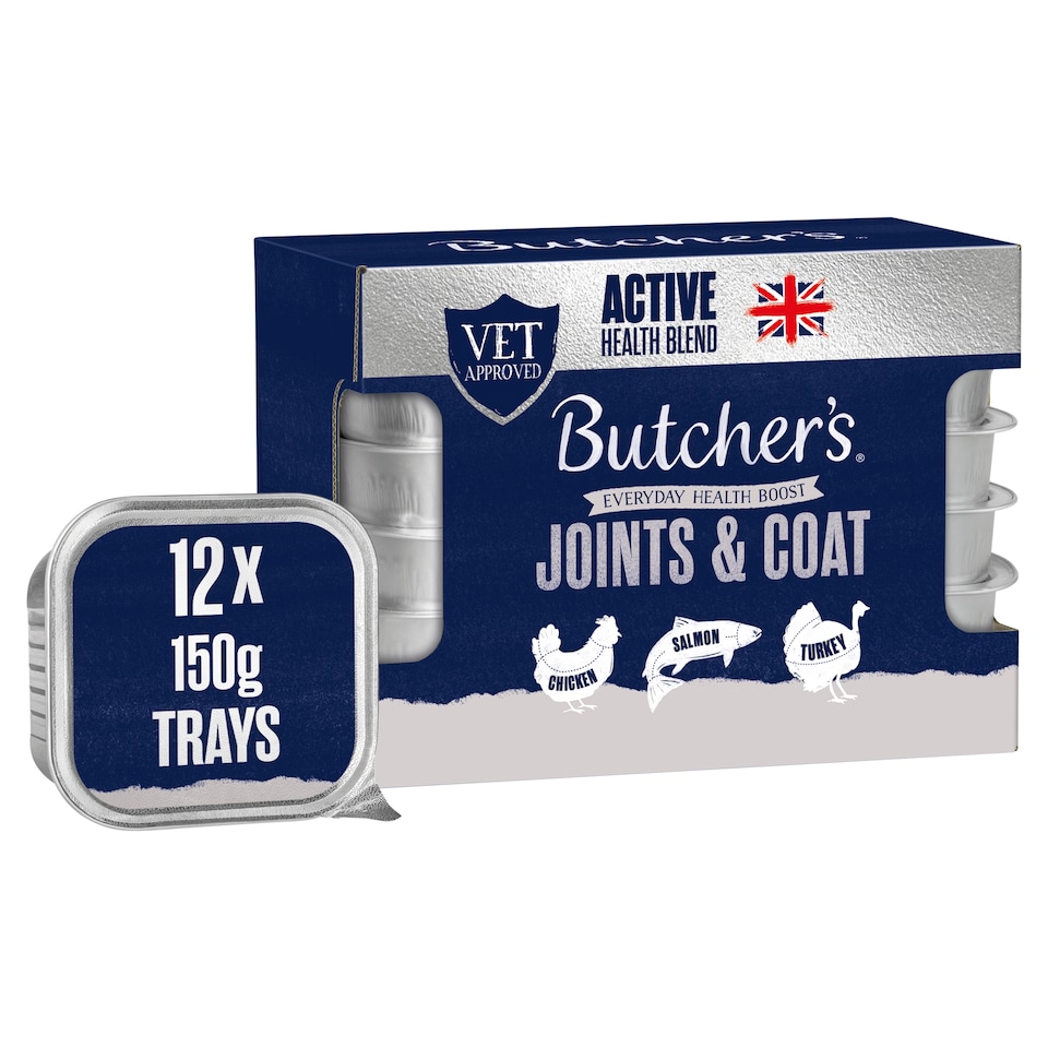 image 1 of Butchers Joint & Coat Dog Food Mixed Selection 12X150g
