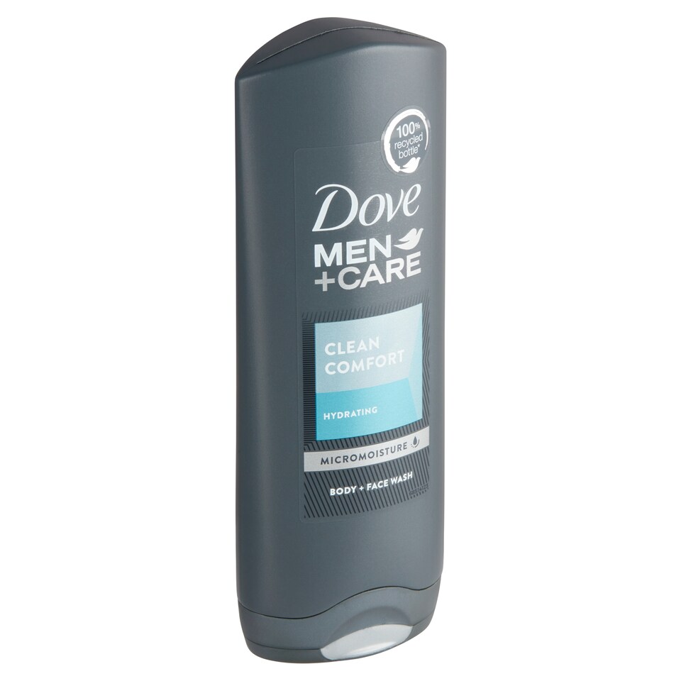 obrázok 1 z Dove Men+Care Clean Comfort sprchovací gél na telo a tvár 250 ml