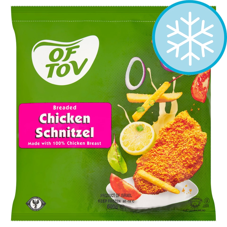 Breaded Chicken Schnitzel Cooked