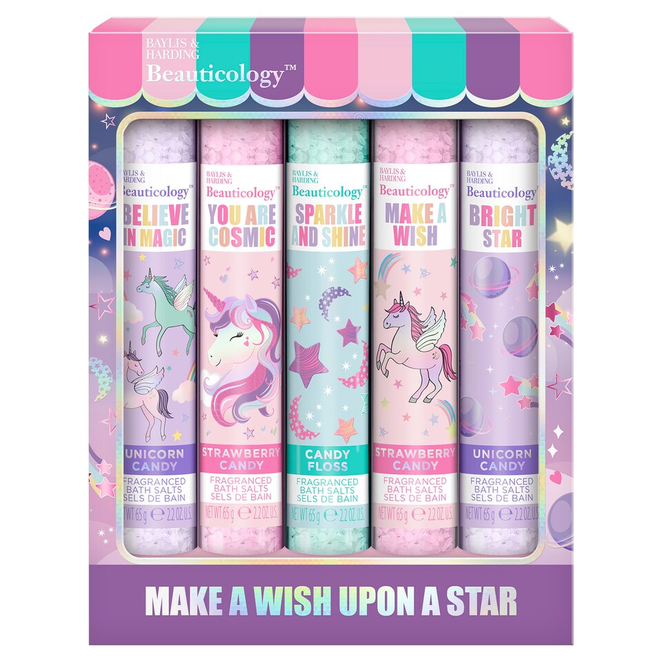 image 1 of Baylis & Harding Beauticology Cosmic Bath Salts Gift Set