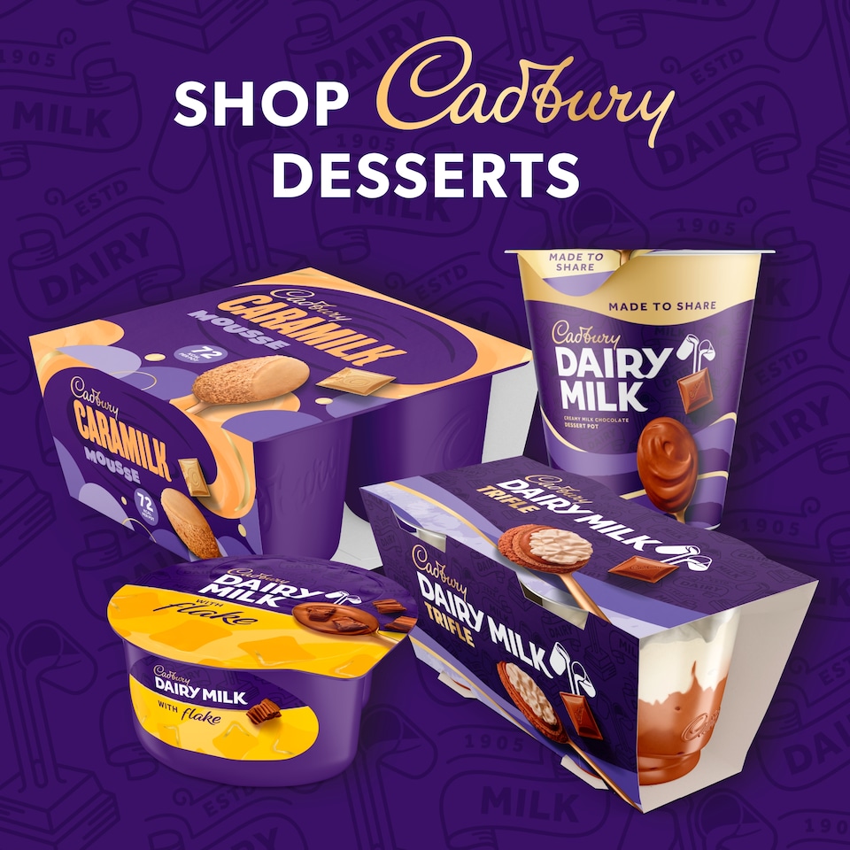 image 1 of Cadbury Dairy Milk Chunks Chocolate Dessert 75G