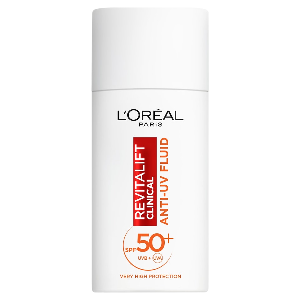 image 1 of L'Oreal Paris Revitalift Clinical Anti-UV Fluid SPF50+ 50ml