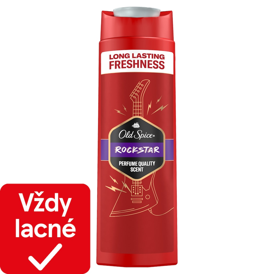 obrázok 1 z Old Spice Rockstar 3 V 1 Sprchový Gél A Šampón Pre Mužov 400ml