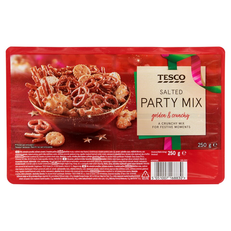 Tesco sós perec, pálcika és kréker keveréke 250 g