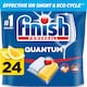 image 1 of Finish Quantum All In One Dishwasher Tablets - Lemon 24 Pack 249.6g