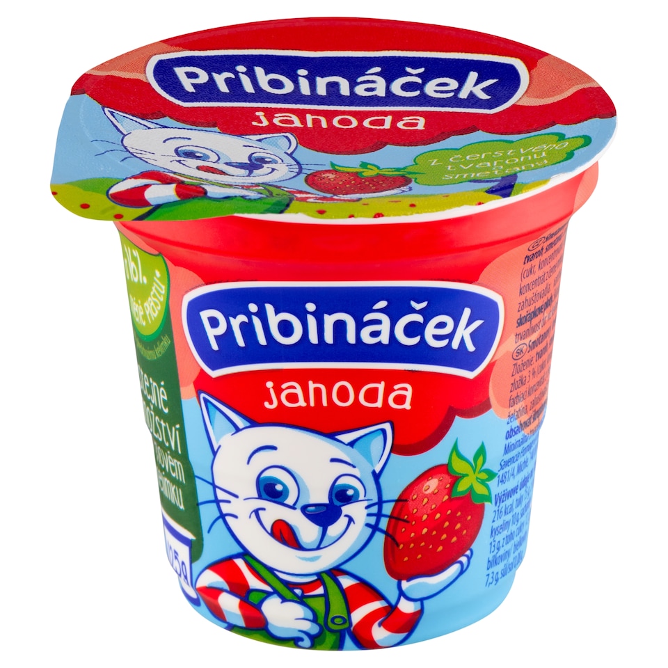 Obrázek 1 pro produkt Pribináček Jahoda 125g