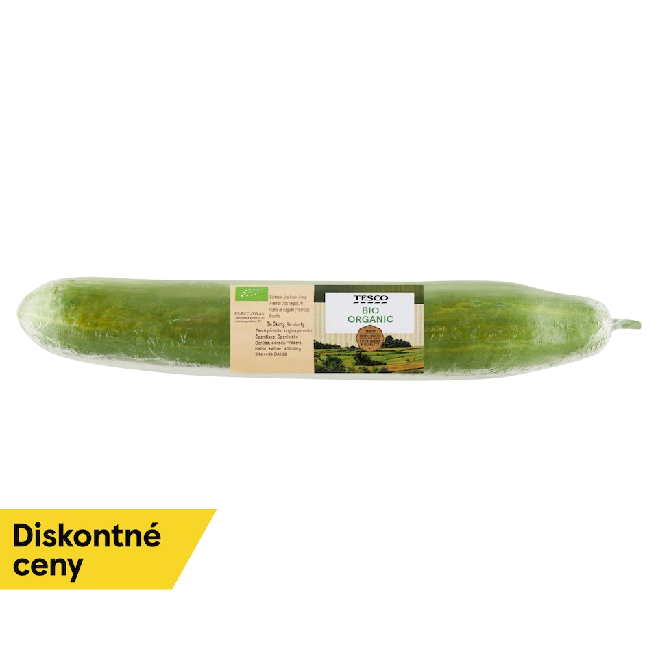 Tesco Bio uhorky