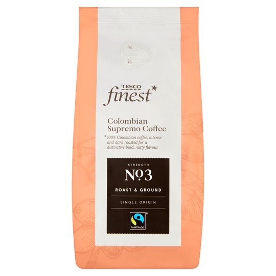 Tesco Finest Colombian Supremo Ground Coffee 227G Tesco Groceries