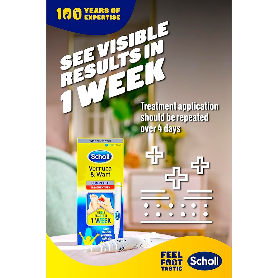 image 1 of Scholl Verruca & Wart Complete Treatment Pen 2Ml