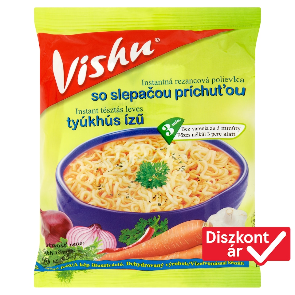 Vishu Chicken Flavoured Instant Soup with Pasta 60 g