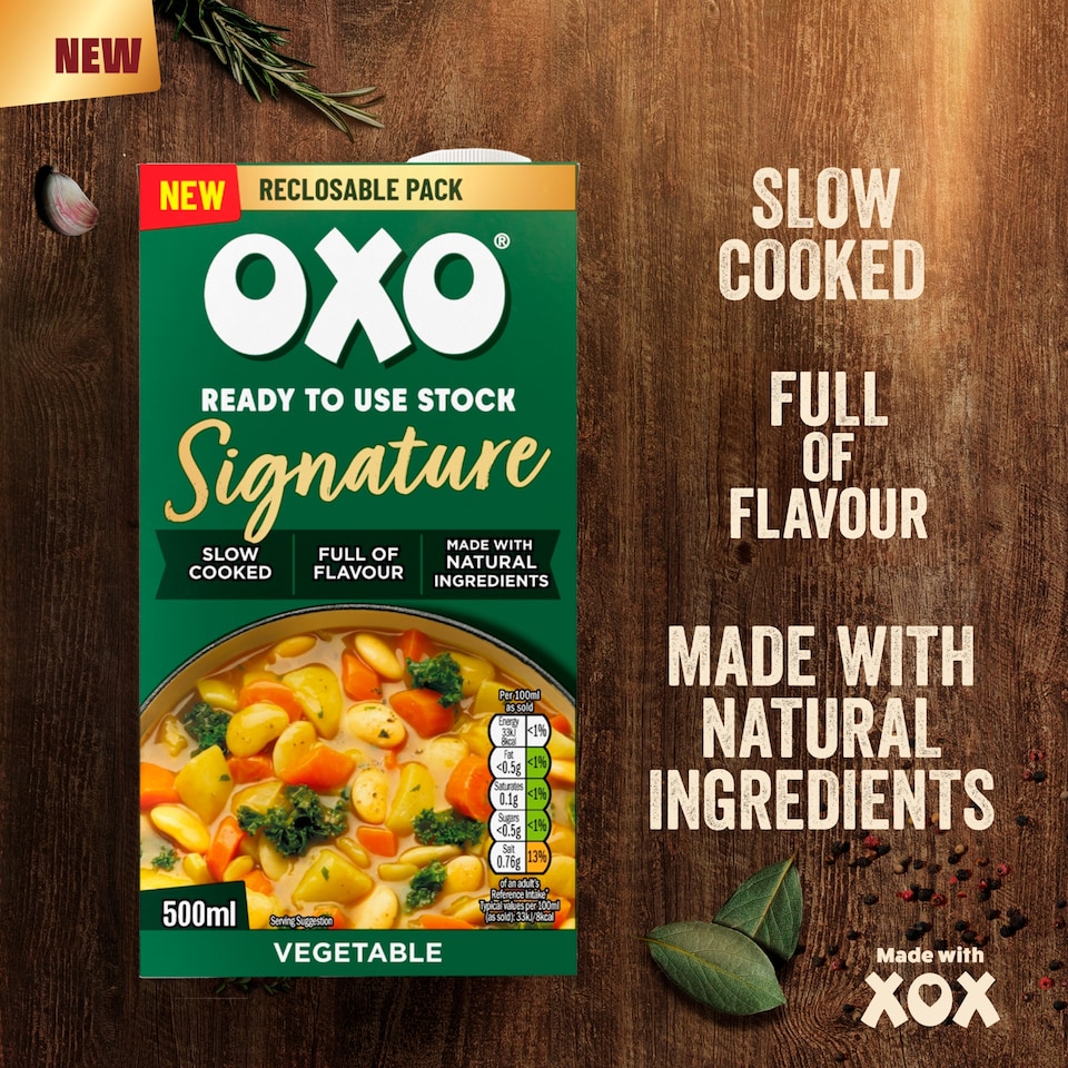 image 1 of Oxo Ready To Use Stock Signature Vegetable 500ML