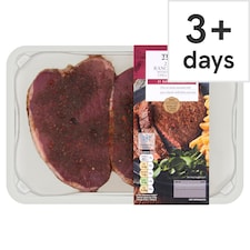Tesco 2 Beef Ranch Steaks With Garlic & Chilli 250G