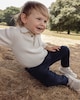 image 1 of F&F x Samantha Faiers Knitted Polo Jumper in Cream