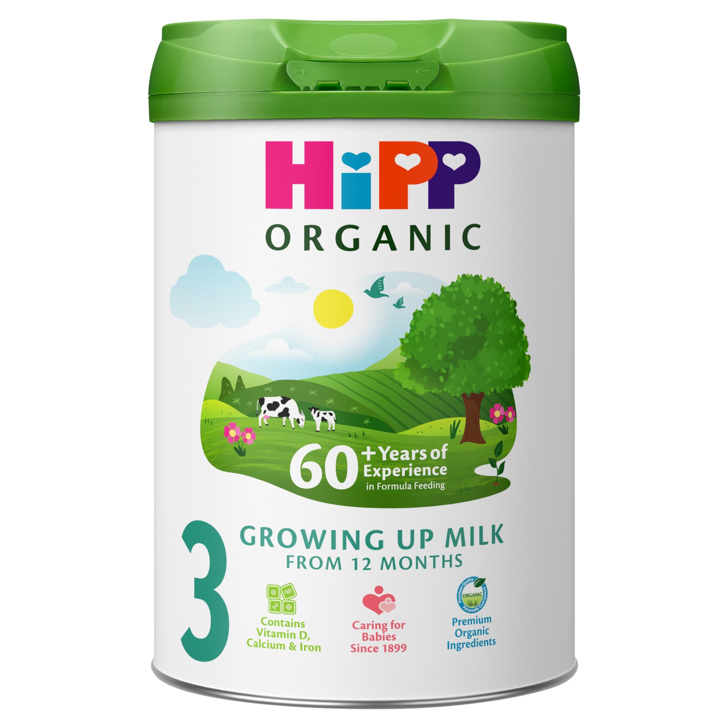 HiPP Organic 3 Growing up Baby Milk Powder Formula, From 12 Months