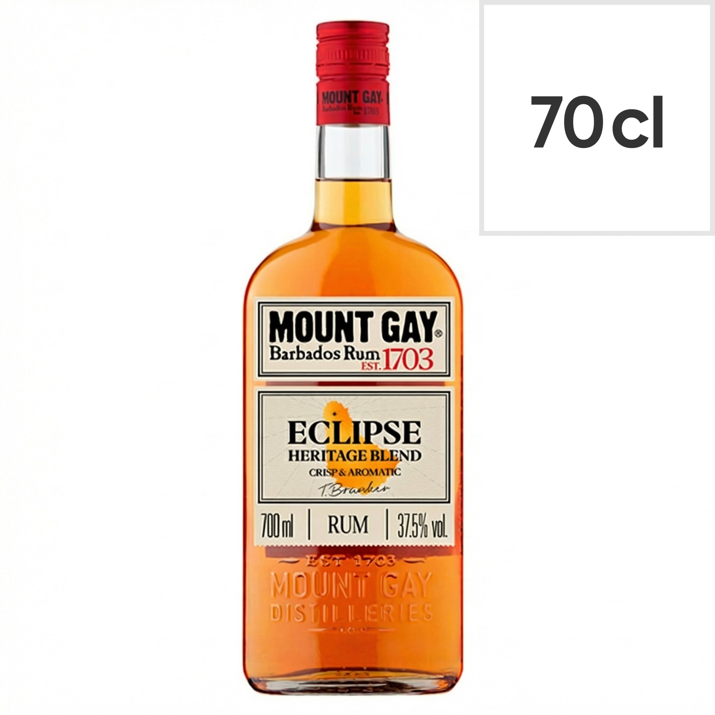 MOUNT GAY BARBADOS RUM 70CL