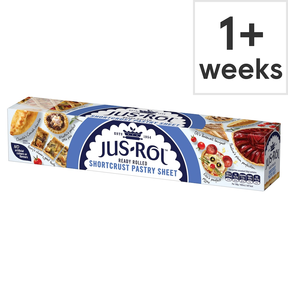 Jus-Rol Ready Rolled Shortcrust Pastry Sheet 320g